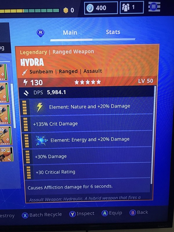 fortnite save the world hydra rifle sunbeam pl 130 modded - sunbeam fortnite save the world